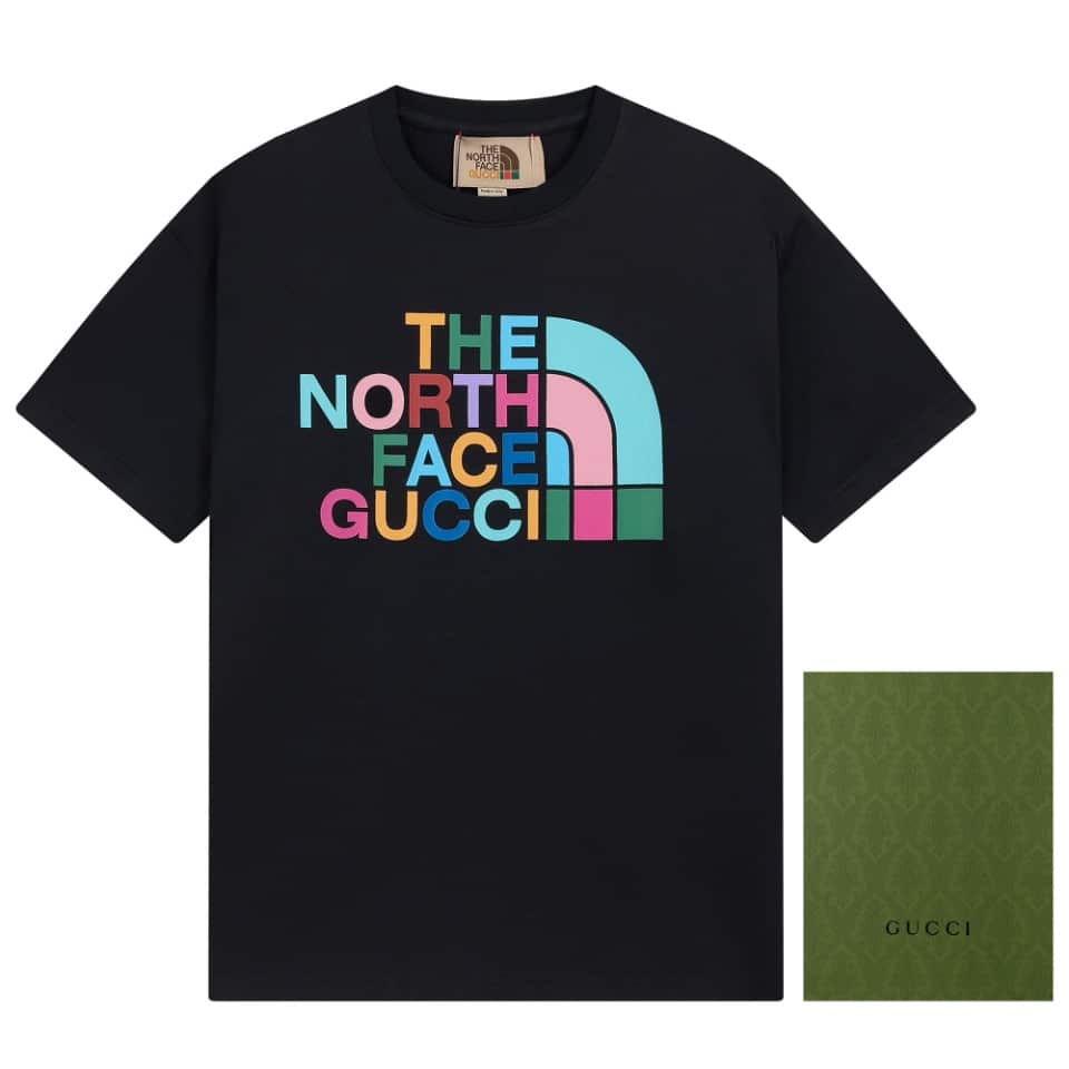 襯衫, 短袖, 夾克, T恤, LOUIS VUITTON, GUCCI - BJK 可配信封袋+5 🆕 𝙏𝙝𝙚 𝙉𝙤𝙧𝙩𝙝 𝙁𝙖𝙘𝙚 𝙭 𝙂𝙪𝙘𝙘* 聯名系列短袖T恤 古馳 𝙭 𝙏