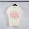長褲, 衛褲, 短袖, T恤, GUCCI, Burberry - YES906高端品質 獨家定製 Loewe 新品3D立體字母logo圓領T恤 採用定製定染高克重原版面料 洗