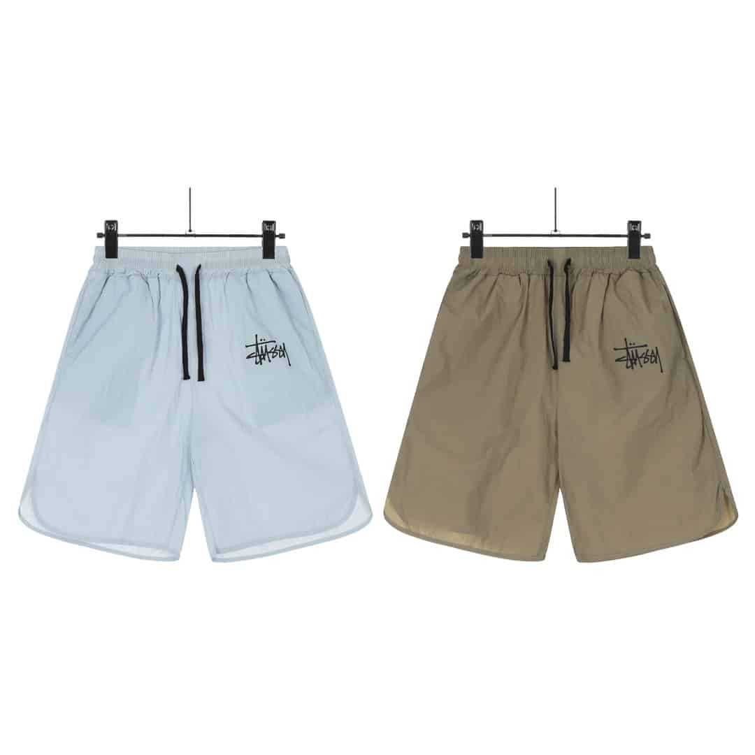 防曬衣, 短褲 - QU#D17# STUSSY 斯圖西機能半拉鏈戶外防紫外線速干透氣防曬衣外套短褲套裝 面料採用