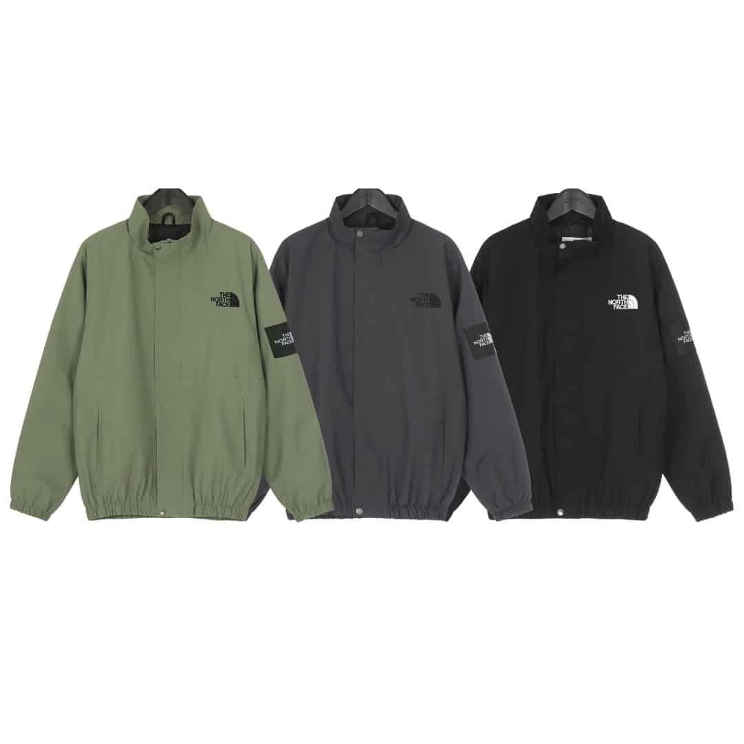 防曬衣, 短褲, 棒球服, 夾克 - #QU D21 The North Face TNF23FW北面風衣經典刺繡立領沖鋒衣外套 此款沖鋒衣採用