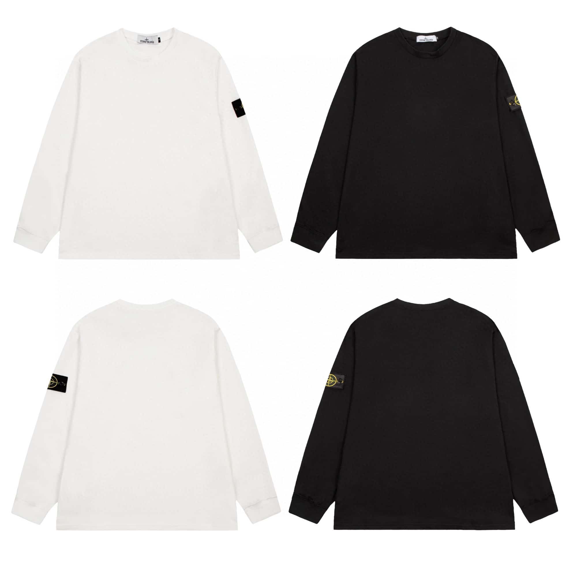 防曬衣, 長袖, 衛衣, 短褲, 棒球服, 夾克 - QU #D09 #STONE ISLAND 石頭島官網同步圓領長袖袖章衛衣 外單訂貨 面料 輔料 袖標 均