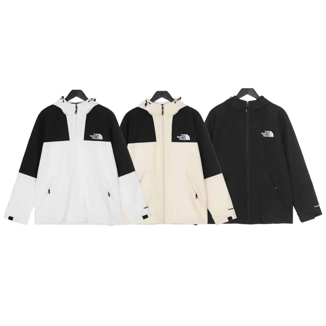 防曬衣, 長袖, 襯衫, 衛衣, 短褲, 棒球服, 夾克 - #QU D11 TheNorthFace 北面23ss經典刺繡小標連帽夾克外套春秋季男士北面THE NORT