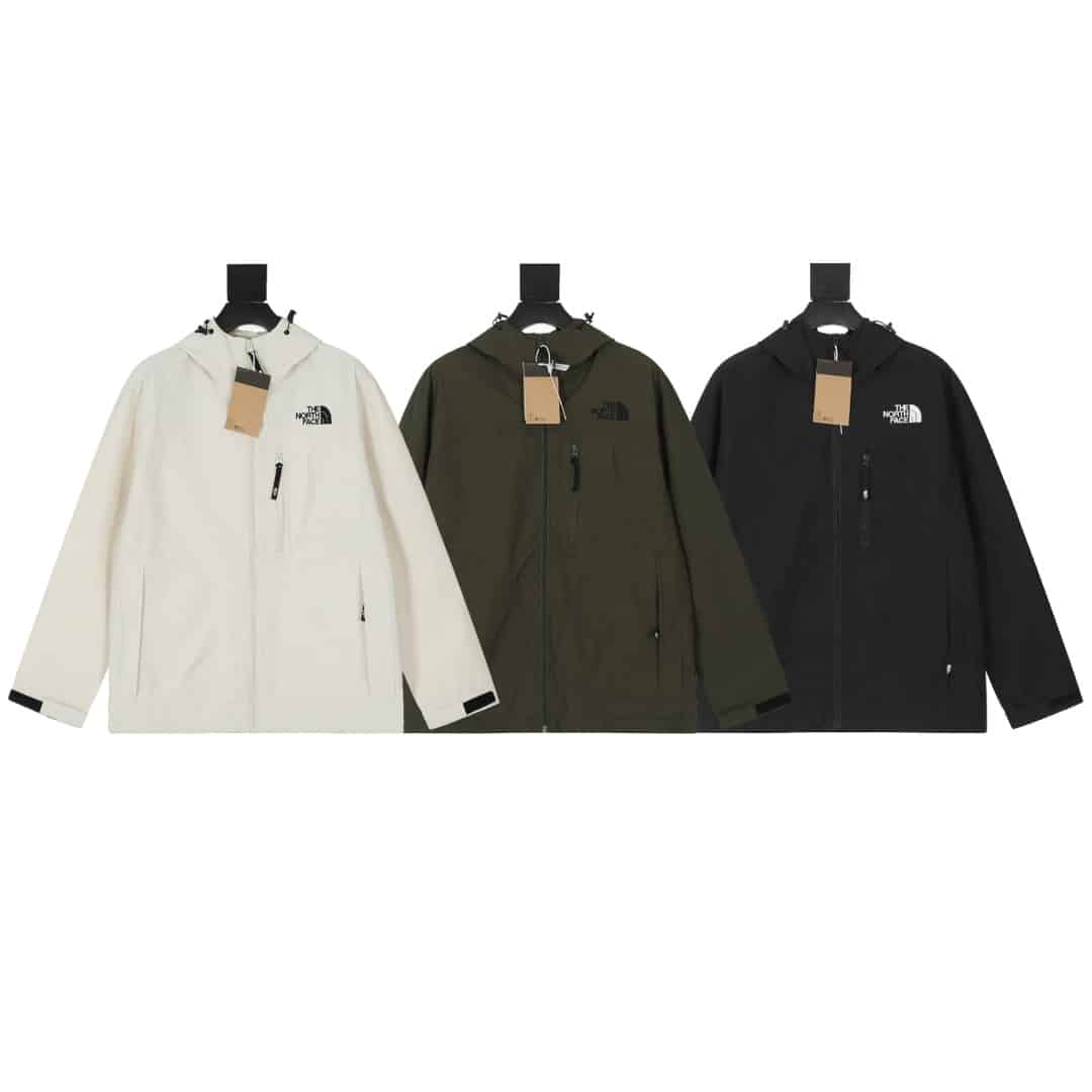 防曬衣, 長袖, 襯衫, 衛衣, 短褲, 棒球服, 夾克 - QU#D15 THE NORTH FACE 北面23ss刺繡機能連帽沖鋒夾克外套 防風防水塗層面料 舒適耐