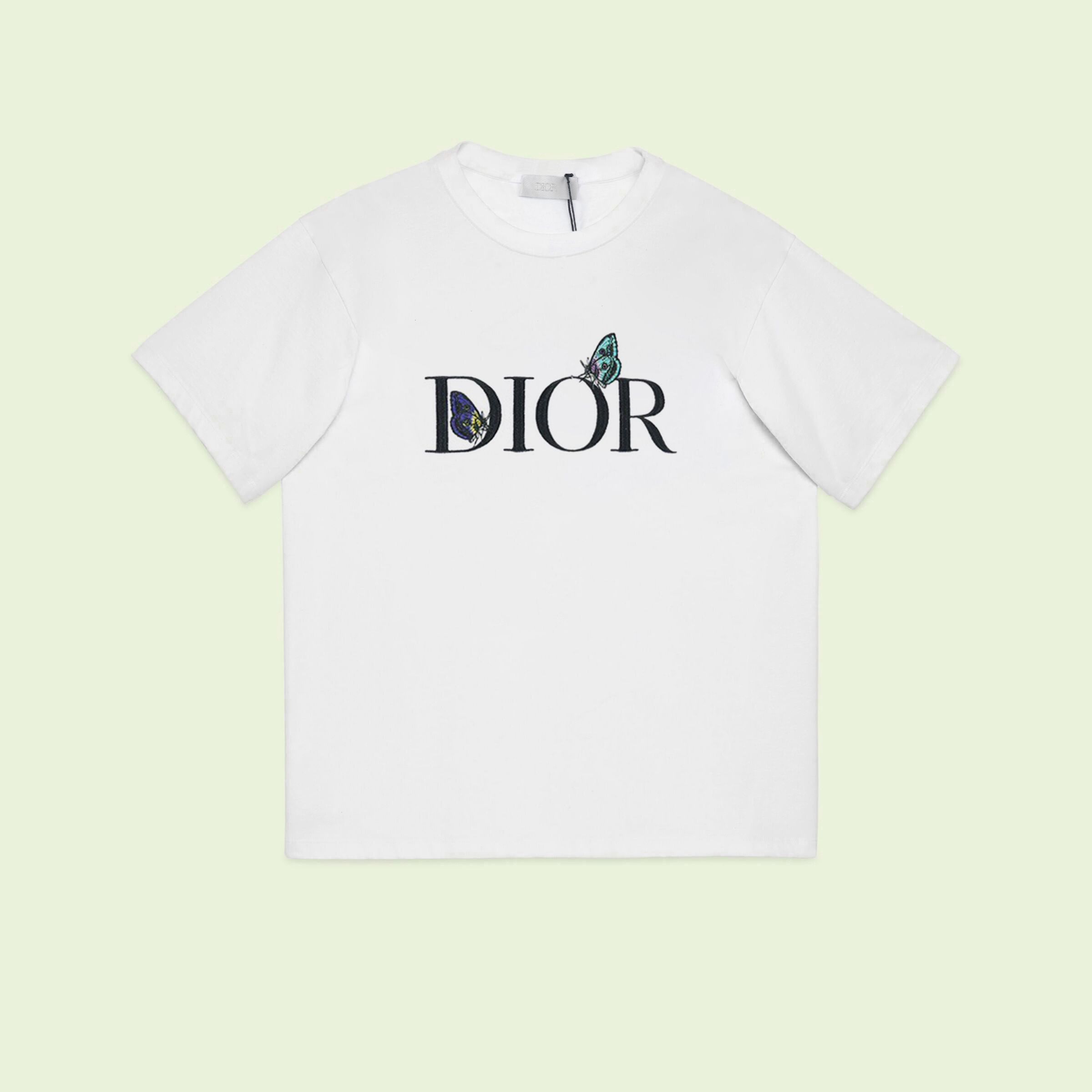 短袖, T恤 - DA ( 區別通貨 ) DIOR 迪奧 蝴蝶字母 圖案短袖T恤 官網同步新款 購入原