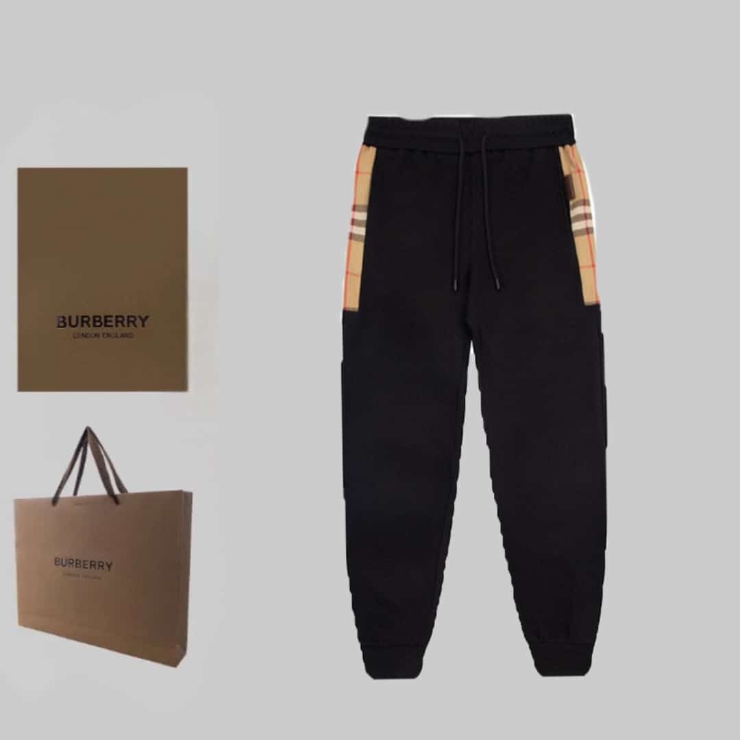 長褲, Burberry - BJK BURBERRY 巴寶莉 經典織帶拼接 LoGO標識。長褲褲🏓高品質牛肚面料、特別手感、超級質感