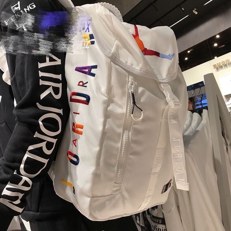 長褲, 長袖, 襯衫, 衛衣, Burberry - OK#1086 AirJordan 彩色喬丹飛人刺繡大容量休閒運動籃球雙肩包電腦包學生書包 大儲物格容量非常