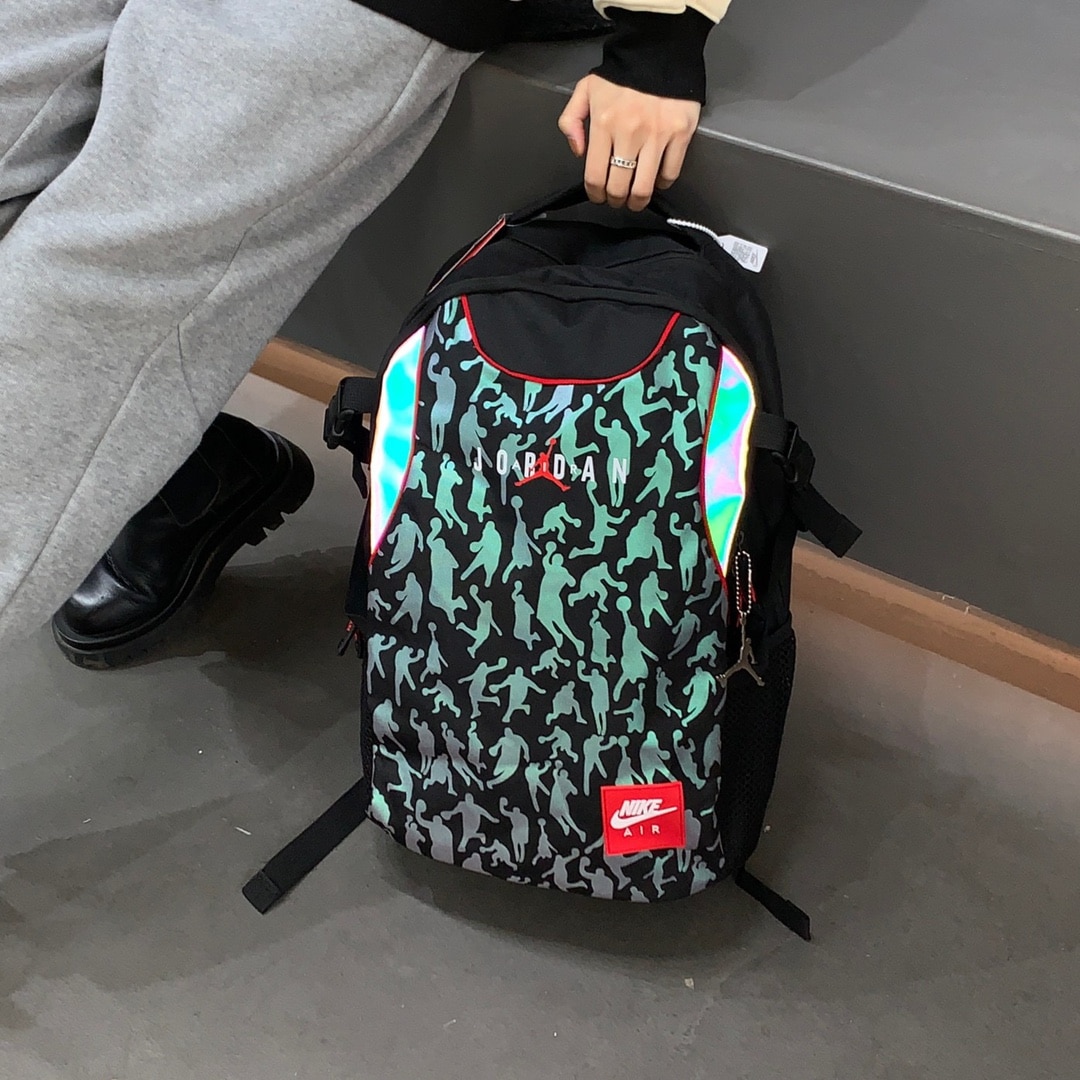 長褲, 長袖, 襯衫, 衛衣, Burberry - OK1096 耐克nike喬丹書包滿印打球小人塗鴉開學季雙肩包男女同款校園背包 包包質量超級好 特別厚實 細