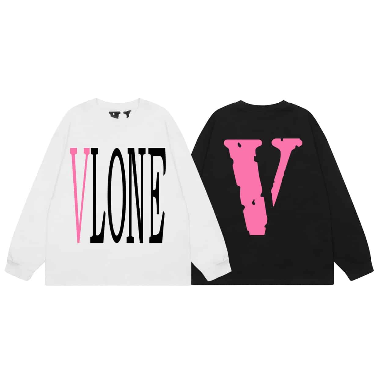 長袖, 衛褲, 衛衣, T恤 - 秋季新款 實拍圖～ QC V009 VLONE高品質煙霧惡魔天使大V長袖T恤 秋天可外穿 冬天可打底 一年四季