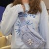 長袖, 衛褲, 衛衣, 夾克, T恤 - OK3081 JORDAN喬丹 街頭潮流休閒斜挎包男女百搭運動腰包戶外健身跑步胸包手機包 顏色:黑色 尺寸:
