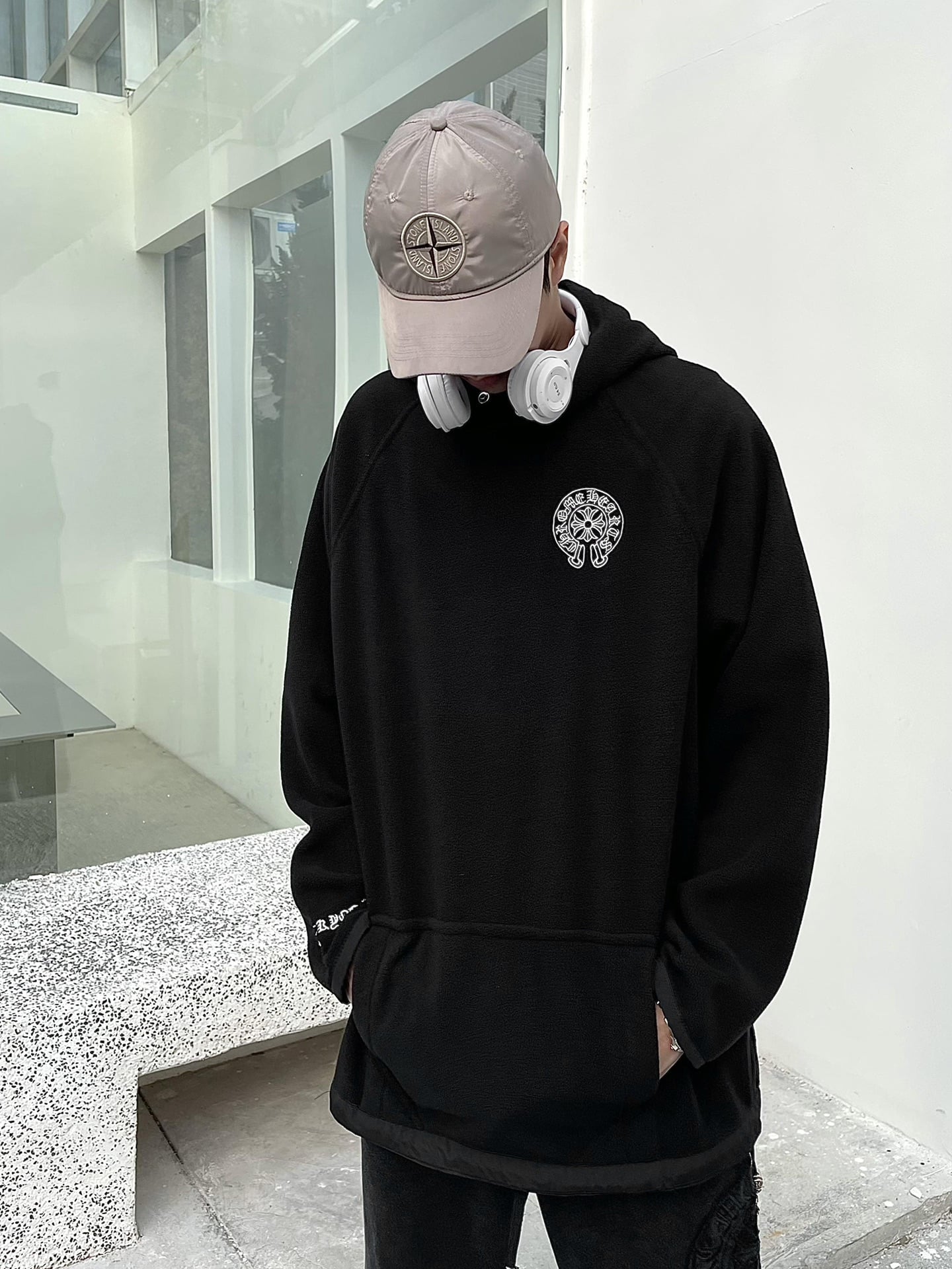 長褲, 長袖, 襯衫, 衛褲, 衛衣, 短袖, 夾克, T恤, Burberry - CH克羅心搖粒絨連帽衛衣 真搖粒絨 真搖粒絨 真搖粒絨 非市面版本的地毯絨假