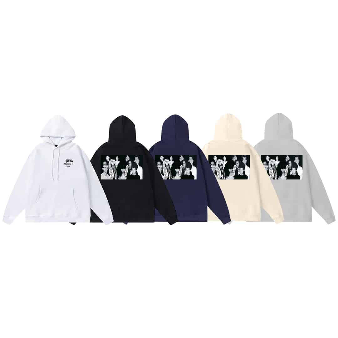 衛褲, 衛衣, 短褲, 短袖, T恤 - Stussy SS23 斯圖西✖️Martine Rose聯名款印花連帽衛衣 現貨發售 男女同