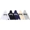 衛褲, 衛衣, 短褲, 短袖, T恤 - Stussy SS23 斯圖西 反轉logo字母印花連帽衛衣 現貨發售 男女同款 不起球不掉色