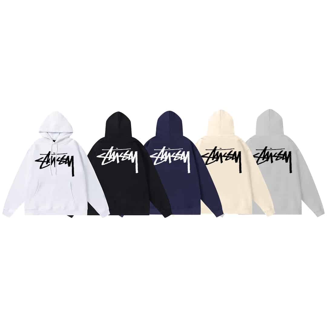 衛褲, 衛衣, 短褲, 短袖, T恤 - Stussy SS23 斯圖西雙面大logo印花連帽衛衣 現貨發售 男女同款 不起球不掉色 大