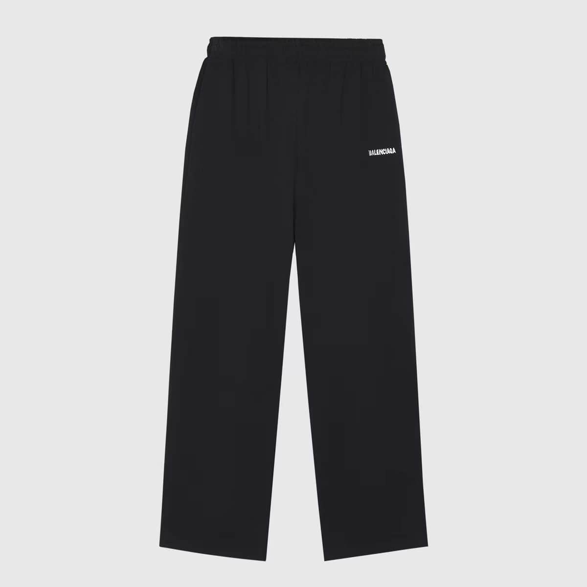 長褲, 襯衫, 衛衣, 短袖, 夾克 - 8126# Balenciaga 22FW新款 最高版本 徽標刺繡闊腿長褲。 訂色訂染毛圈純棉衛