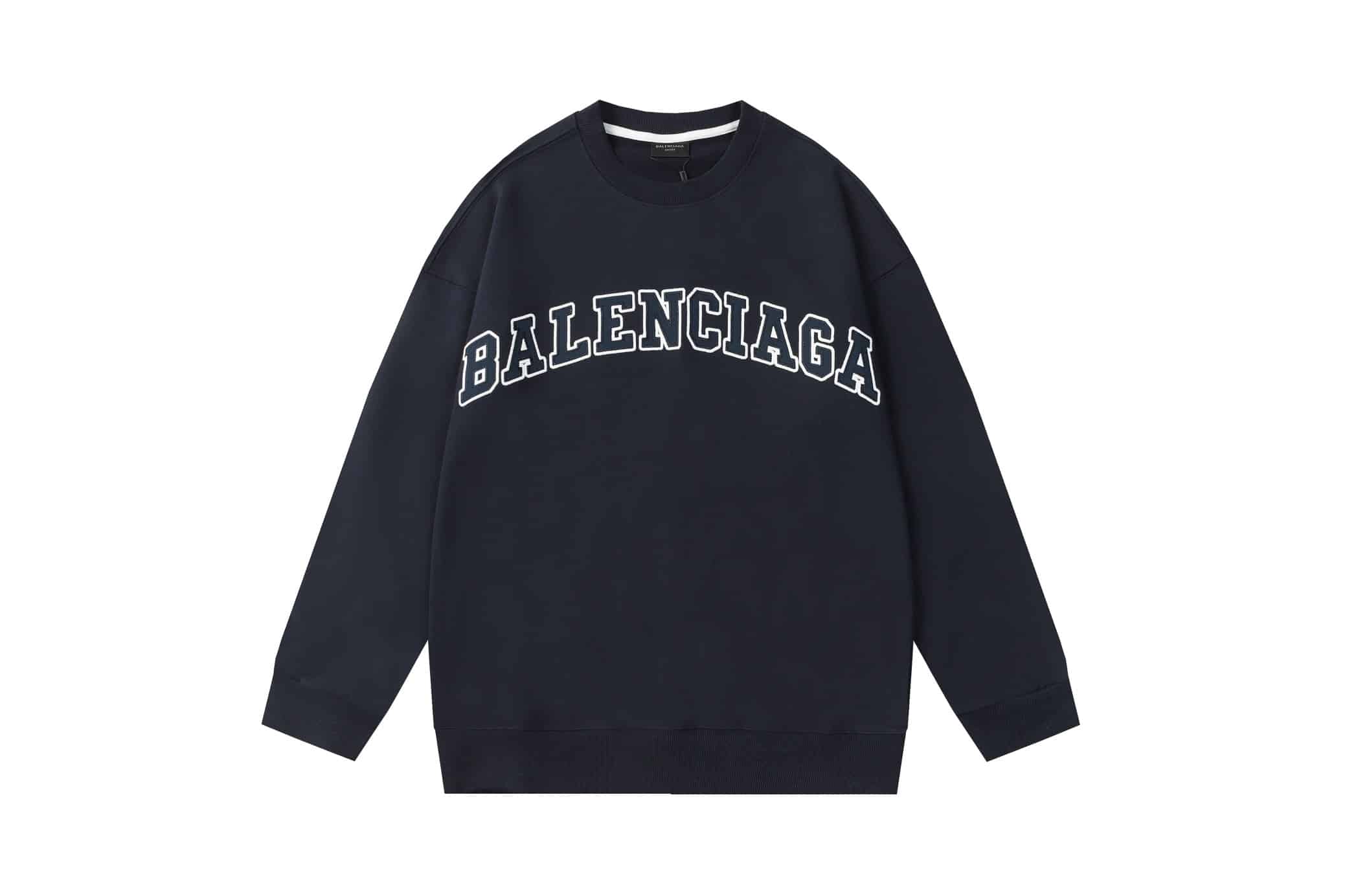 長袖, 襯衫, 衛衣, 夾克 - 9910# BALENCI*GA巴黎#23ss秋冬經典款衛衣(毛圈) 定織定染400克重純
