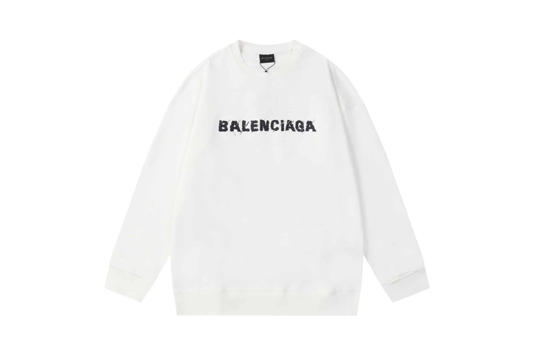 長袖, 襯衫, 衛衣, 夾克 - 9908# BALENCI*GA巴黎#23ss秋冬經典款衛衣(毛圈) 定織定染400克重純