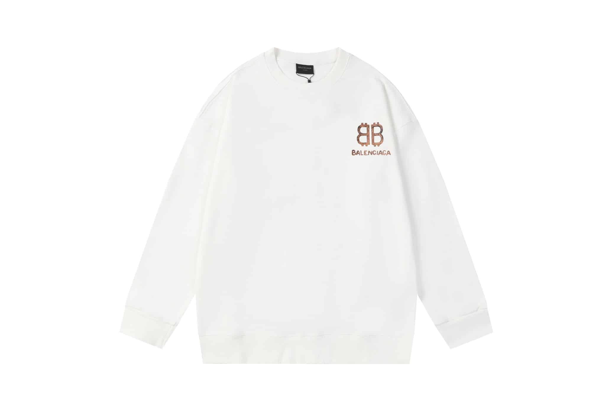 長褲, 長袖, 襯衫, 衛衣, 夾克 - 9918# BALENCI*GA巴黎 23ss秋冬經典款衛衣(毛圈) 定織定染400克重