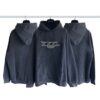 長褲, 長袖, 襯衫, 衛衣, 短袖, 夾克 - 8133洗水黑# Balenciaga 22FW新款 最高版本 倒字刺繡運動拉鏈衛衣。 100%
