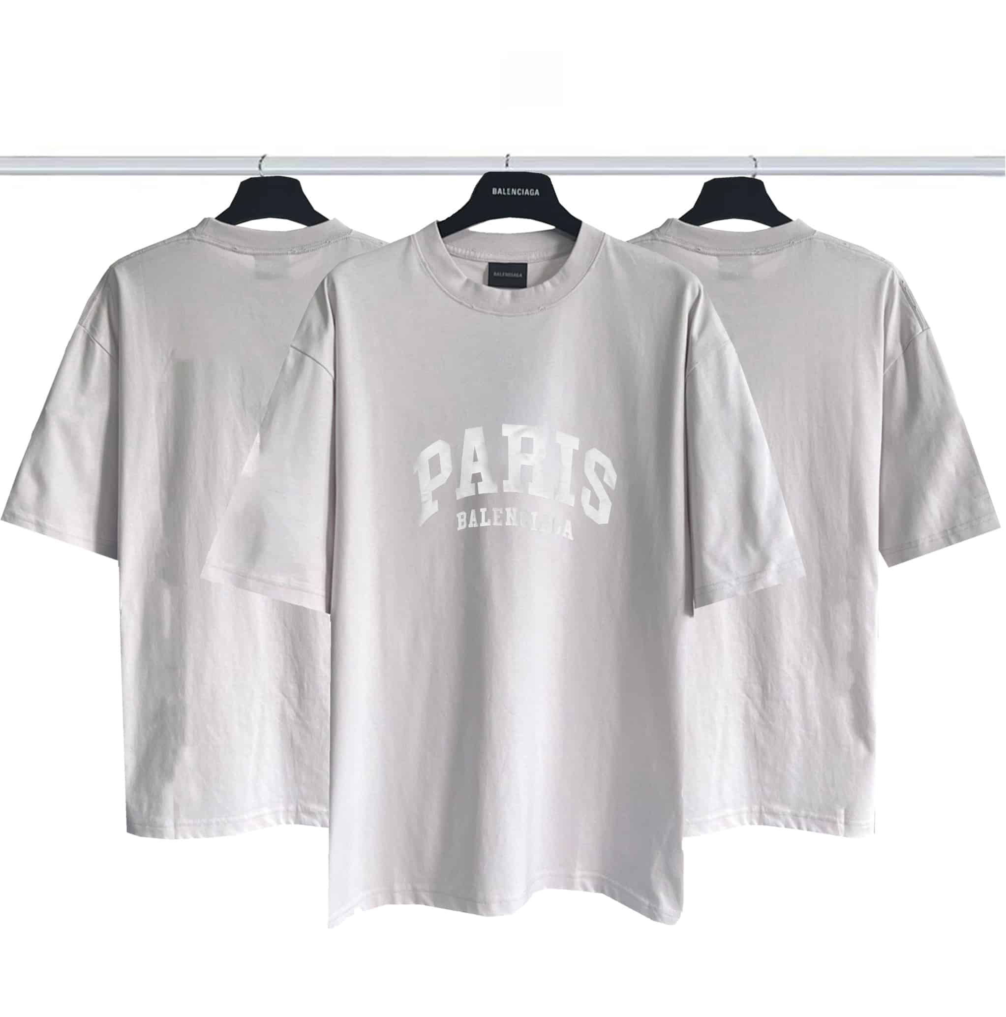 衛衣, 短袖 - 巴黎世家Balenciaga胸前ARIS印花短袖 面料採用32s240g雙紗精梳棉 印花為印花橢圓機進口厚