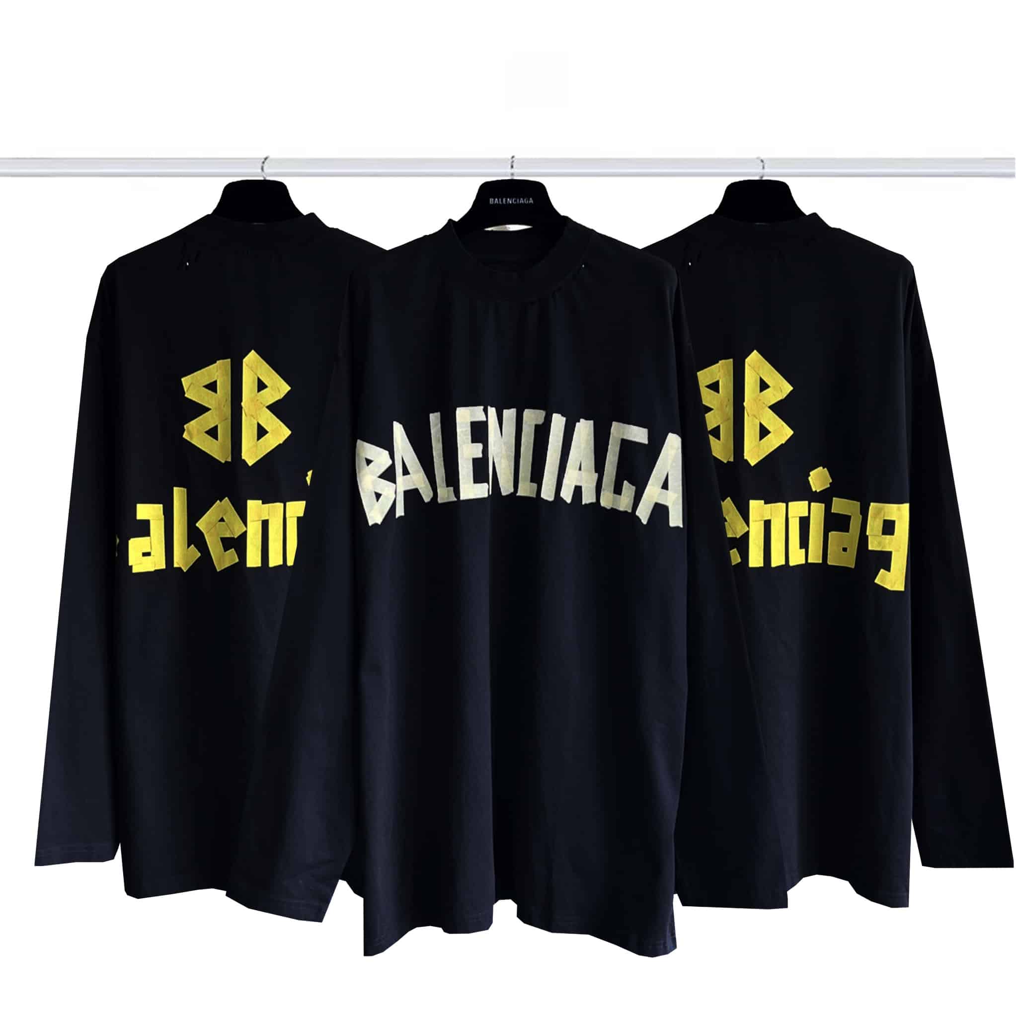 長袖, 衛衣, 短袖 - Balenciaga巴黎世家美紋紙膠帶長袖 採用進口康麗機 只
