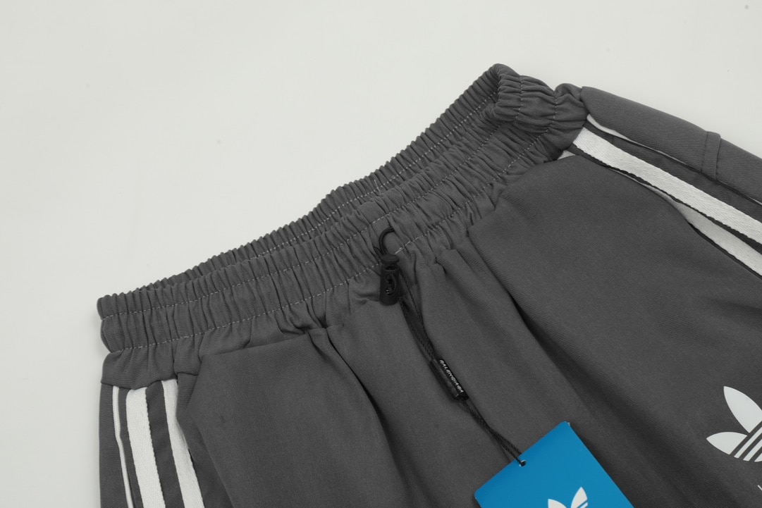 長褲, 長袖, 襯衫, 夾克 - #KL J47 巴黎世家BALANCEGA X Adidas阿迪達斯聯名拼接條紋撞色直筒長褲 設