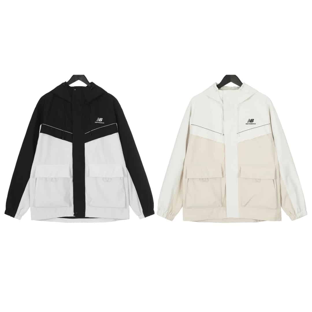 長褲, 長袖, 襯衫, 衛衣, 棒球服, 棉服, 夾克 - KL J09 New Balance NB新百倫23ss新款男女連帽工裝夾克防風運動休閒外套 甄選原版一致