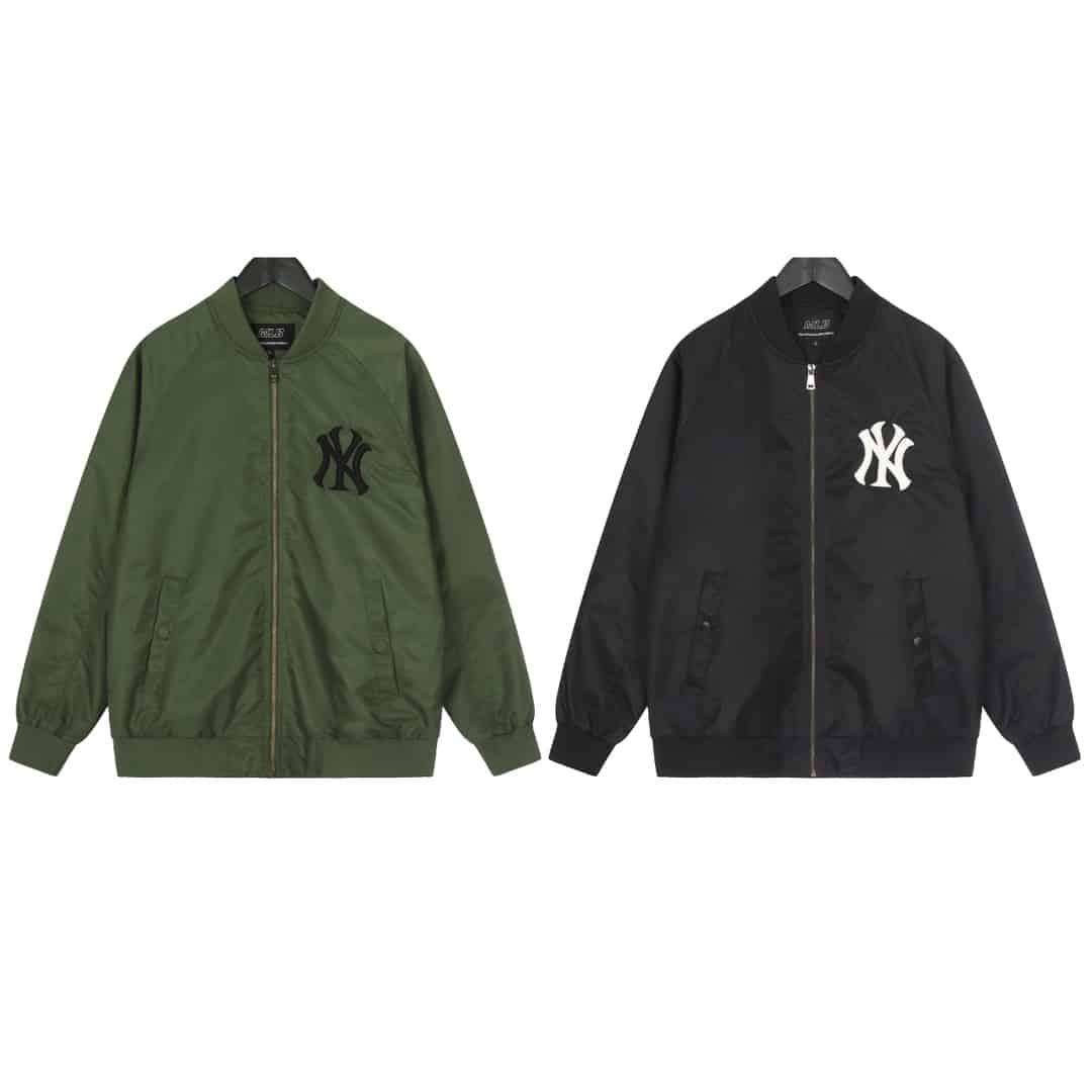 長褲, 長袖, 襯衫, 衛衣, 棒球服, 棉服, 夾克 - KL#J08 MLB NY洋基隊22ss春季立體刺繡飛行夾克棒球外套 頂級做工 放心入手 小紅書 微博網紅博