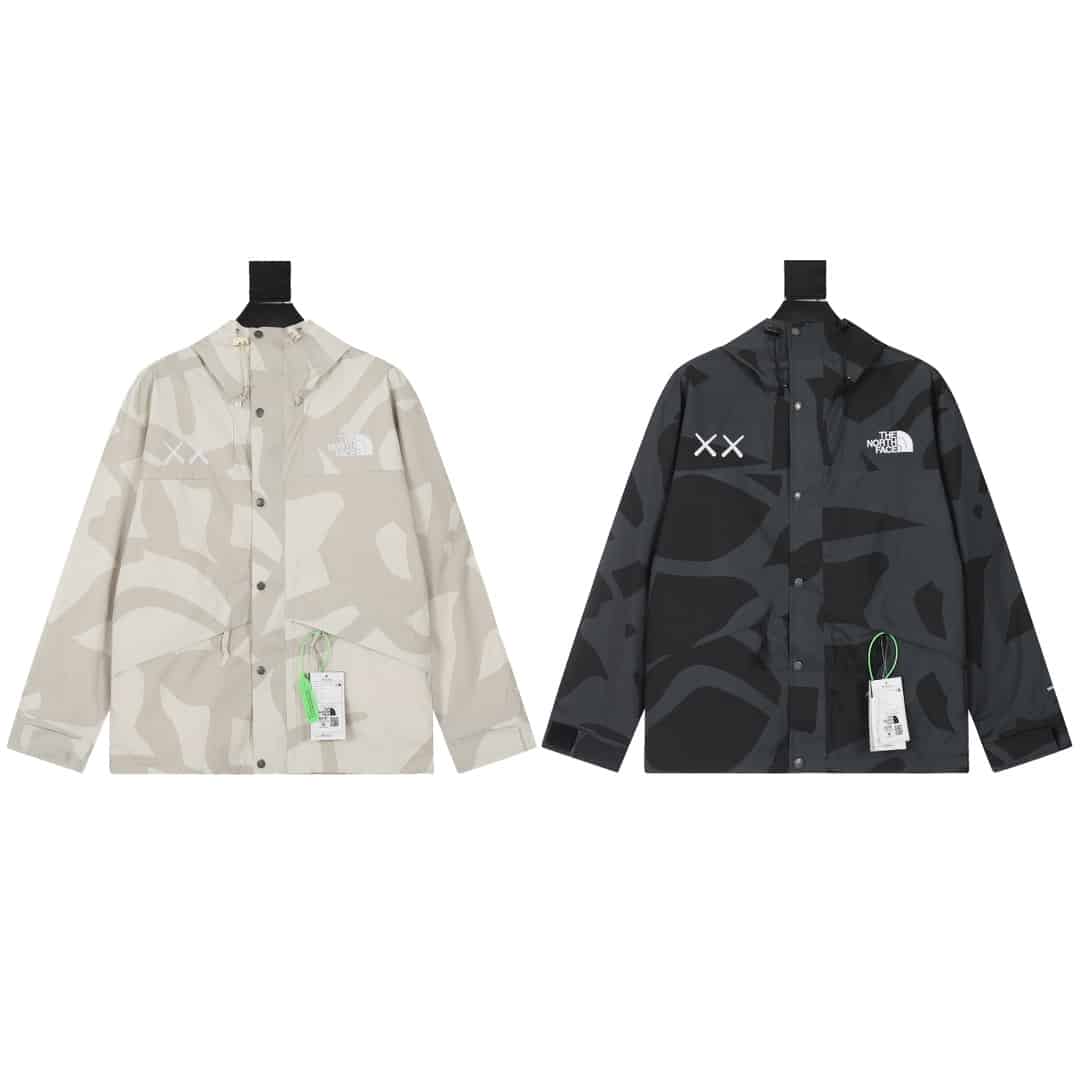 長褲, 長袖, 襯衫, 衛褲, 衛衣, 棒球服, 棉服, 夾克 - #KL J52 THE NORTH FACE 22ss北面聯名XX KAWS系列硬殼夾克男女同款戶外三合一