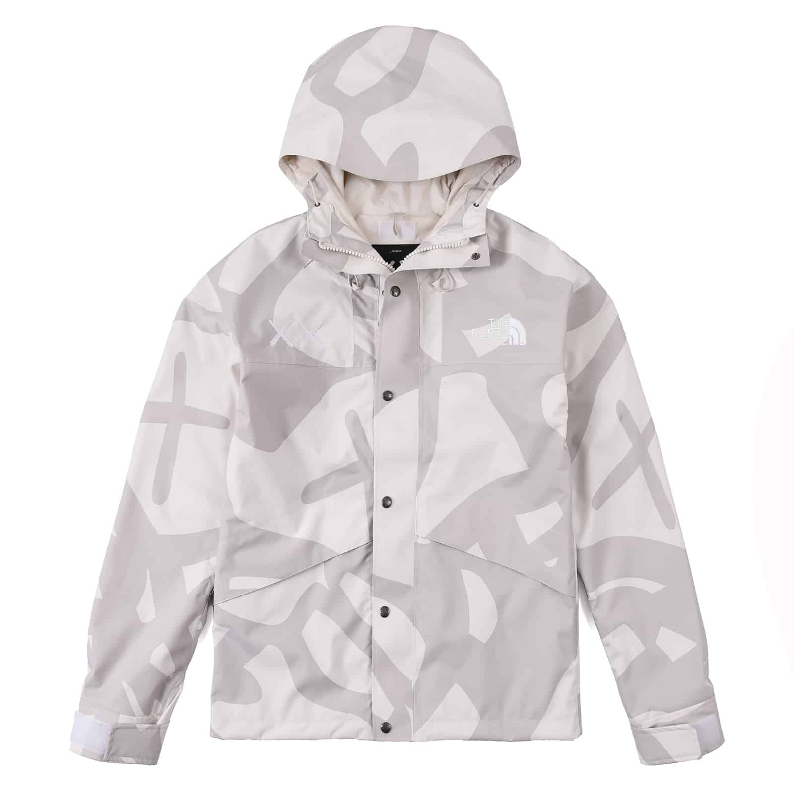 長袖, 羽絨服, 夾克 - FG THE NORTH FACE x XX KAWS 聯名款 FW22 戶外拼色硬殼連帽沖鋒衣 TNF