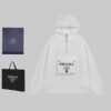 衛衣 - BJK Prada 🍀普拉達 三角標 LoGO標識。拉鏈 高品質雙層復合棉、特別手感、超級質感 舒適柔軟