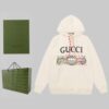 衛衣, GUCCI - BJK GUCCI 古馳 經典1921雙G 印花 大Logo標識精緻升級 連帽衛衣 原版面料 官方同款