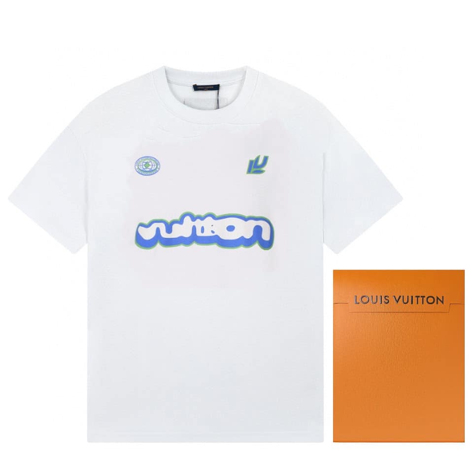 衛衣, 短袖, T恤, LOUIS VUITTON, GUCCI - BJK ♥️ LOUIS VUITTON 路易威登 23ss Lv大師親手設計潮牌新品前後印花體桖💥💥2023