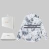 長袖, 襯衫, 衛衣, 短袖, T恤, LOUIS VUITTON, GUCCI - BJK DIOR迪奧2023SS春夏短袖T恤新款 字母刺繡設計 採用240克雙股雙紗全棉面料 面料經過洗水