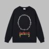 長袖, 襯衫, 衛衣, 短袖, T恤, LOUIS VUITTON, GUCCI, Burberry - BJK 高版本BBR標語印花棉質寬松圓領衫 BUR王牌尖貨 鎮店之寶遲來的渠道好貨好款 BUR王牌