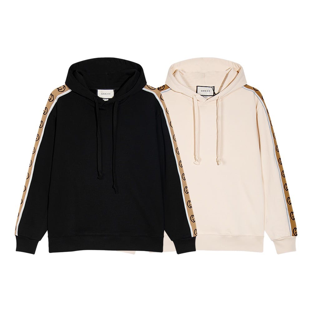 長褲, 衛衣, 棒球服, 棉服, 夾克 - YES#951 高端定製 最高品質G家經典爆款連帽衛衣 車織帶閃光條工藝 採用定製460g原版厚重雙股雙紗