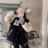 棒球服 - LU209# 開衫毛衣 國潮F426 段染連帽開衫毛衣外套原版1:1定製市場獨家定製同官網一致包裝吊牌