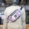 - I2027 AJ3爆裂紋JORDAN限量刺繡金屬LOGO腰包單肩包斜挎包男女胸包 尺寸24×7×14cm