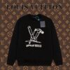 長褲, 衛衣, LOUIS VUITTON - DW 高品質 Guc 古馳 秋冬新款 簡約雙G連帽衛衣 採用立體雙G圖標 區別於普通的繡花圖標 定織純棉