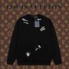 衛衣 - DW 高品質 LV 路易威登FW23 秋冬新款 熱氣球圓領衛衣 面料採用純棉精梳棉衛衣面料 色定染面料 高