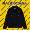 衛衣 - DW 高品質 Balenciga 巴黎世家2023SS 膠布外套～後背 標準的康麗直噴數碼技術和數碼漸變印