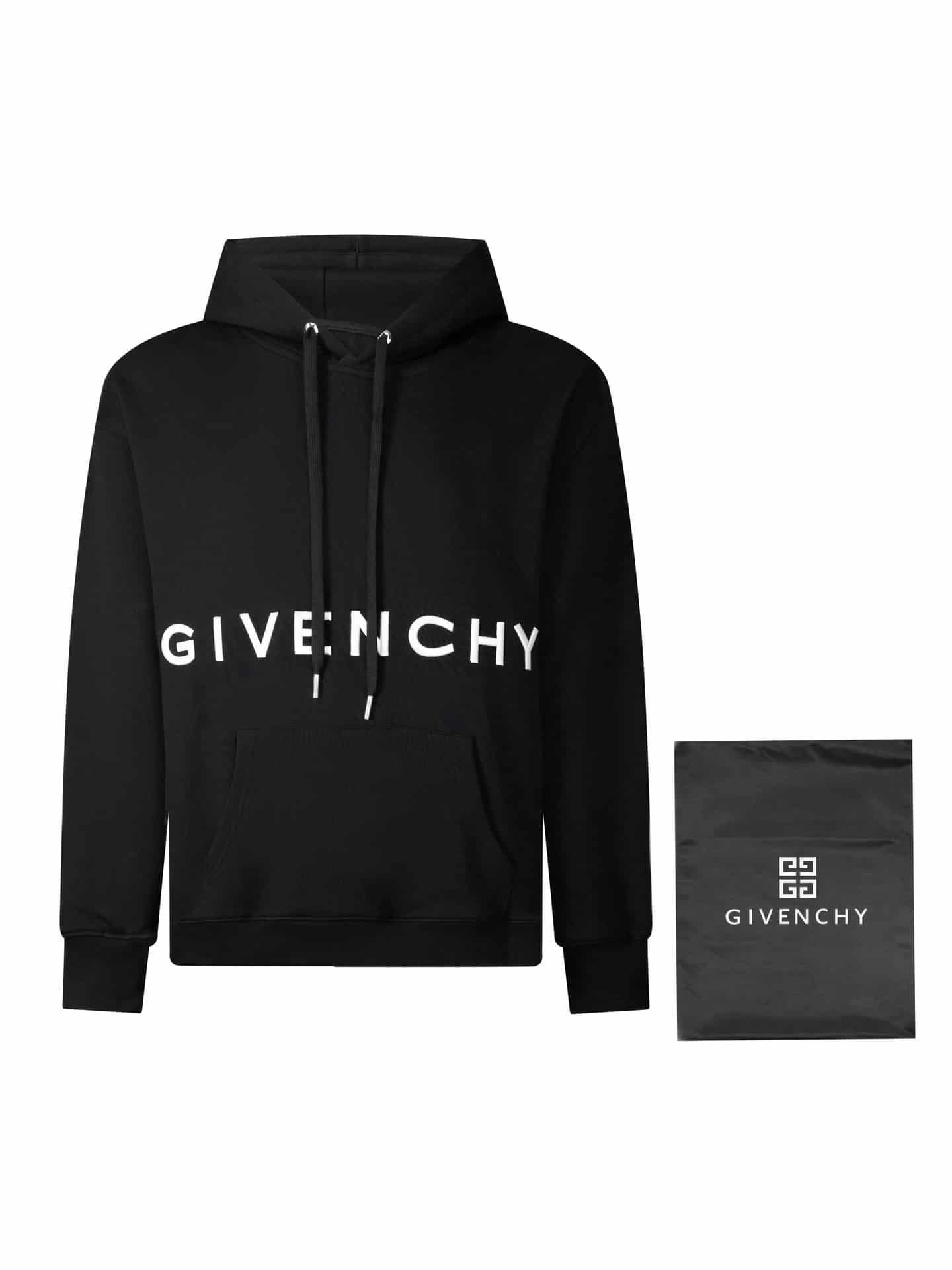 衛衣 - #F13 配尼龍袋 Givenchy紀梵希新款款字母縷空刺繡圓領衛衣 今年的繡花圖案T桖發售後就一