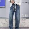 長褲 - 3327 K 23秋季新款上線 無彈松緊腰拖地牛仔褲 直筒寬松版 工藝印花 面料超柔軟舒適 顏