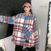 長袖, 夾克, T恤 - Y201#we11done楊冪同款水洗牛仔外套男女款WELL夾克外套 colors:水洗藍 水洗灰 size
