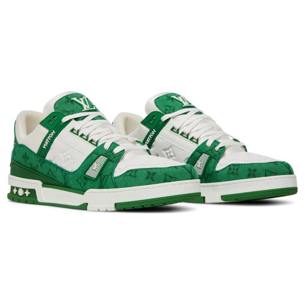 Louis Vuitton Trainer “Green Monogram Denim” 1A9JHV