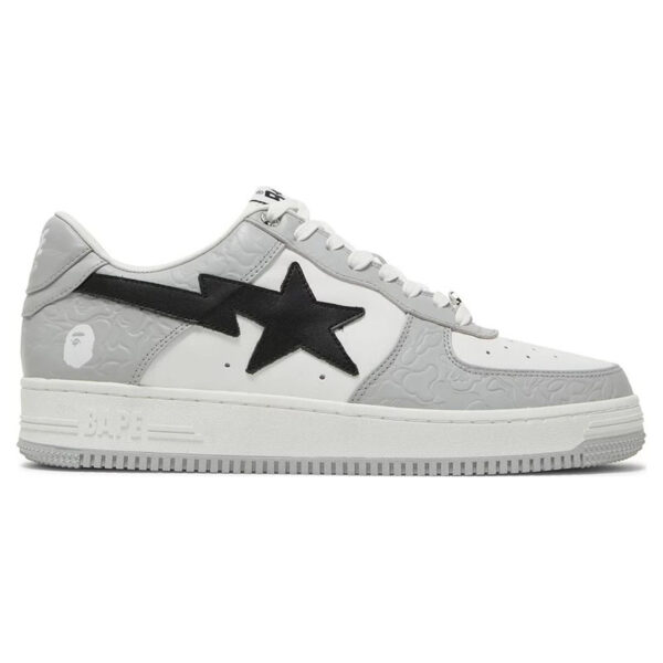 Bapesta Low M2 “White Grey” 1H70191002 WHT