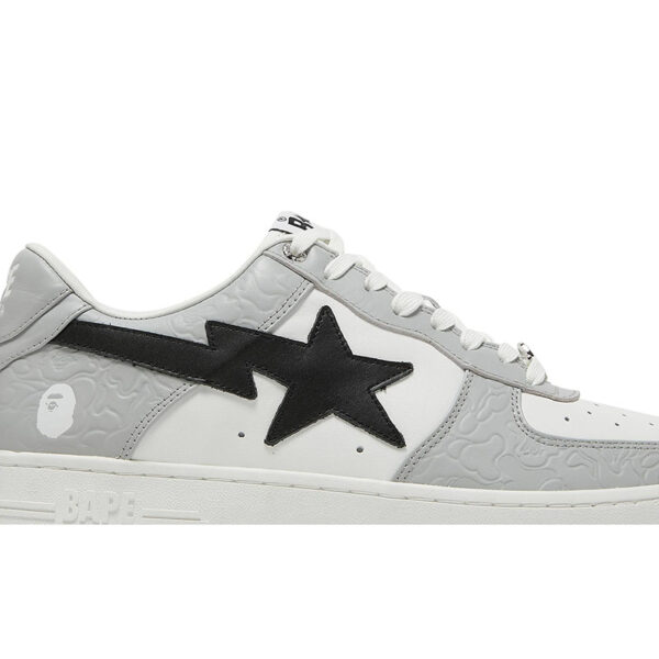 Bapesta Low M2 “White Grey” 1H70191002 WHT