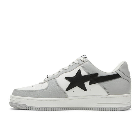 Bapesta Low M2 “White Grey” 1H70191002 WHT