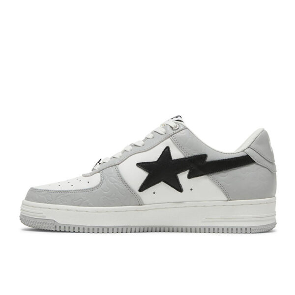 Bapesta Low M2 “White Grey” 1H70191002 WHT