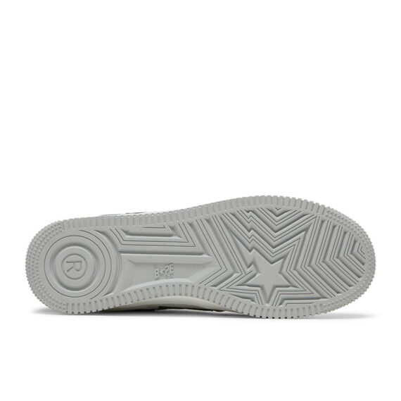 Bapesta Low M2 “White Grey” 1H70191002 WHT
