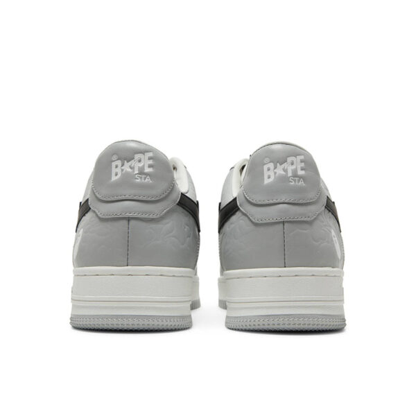 Bapesta Low M2 “White Grey” 1H70191002 WHT